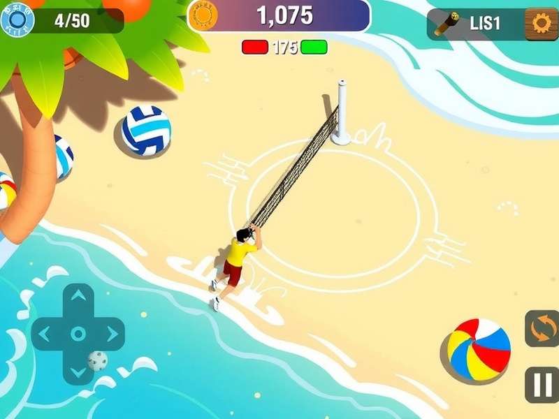 Beach Volley Frenzy Gameplay Screenshot